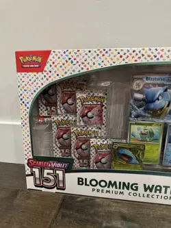 Pokemon 151 Blooming Waters Collection Box - Factory Sealed US ENGLISH Lot Of 3 - Image 2