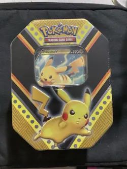 Pokemon SHSW V Powers Pikachu Tin Factory Sealed - Image 1