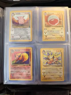 Pokemon Tcg Jungle Unlimited Master Set 100% Complete from 1999 - Image 5