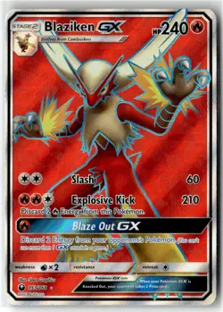 Blaziken GX ⭐ 153/168 Holo Rare Ultra Celestial Storm 2018 Pokemon NM - Image 1