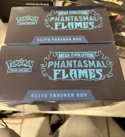 Pokemon Mega Evolution Phantasmal Flames Elite Trainer Box ETB Sealed | Lot Of 2 - Image 3
