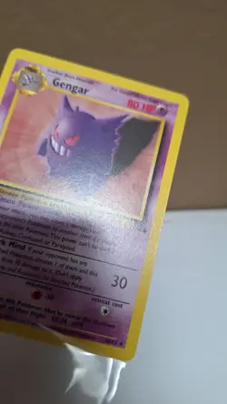Pokemon Gengar TCG 20/62 Fossil Set Non-Holo Rare Unlimited, 1999 Mint/Near Mint - Image 2