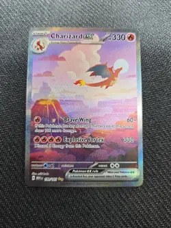 Pokemon TCG Charizard EX 199/165 Scarlet & Violet Special Illustration - Image 1