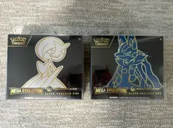 Pokemon Center Mega Evolution Gardevoir & Lucario ETB Set w/ Case Exclusive - Image 1