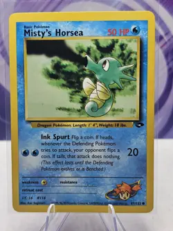 Pokemon Gym Challenge Misty's Horsea 87/132 - Image 1