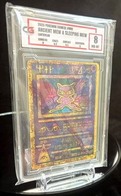 Ancient Mew & Sleeping Mew Lenticular - CG 8 NM-MT - 2025 Pokemon Chinese - Image 4