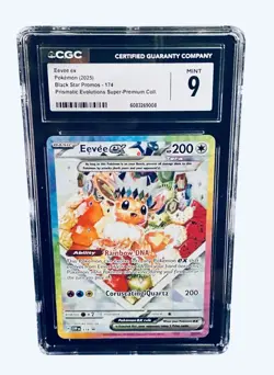 Pokemon Eevee Ex #174 Promo CGC Mint 9/ Prismatic Evolution Premium... - Image 2