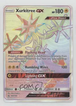 Rainbow - Xurkitree GX Pokemon Sun & Moon Ultra Prism #160 - Image 1