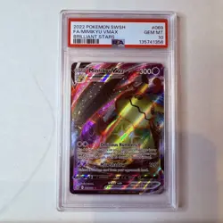 Mimikyu VMAX Ultra Rare SWSH: Brilliant Stars PSA 10 Gem Mint 069/172 - Image 1