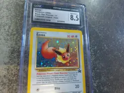 Eevee Pokemon (2000) Black Star Promo- 11 Holo Pokemon league CGC NM/Mint 8.5 - Image 4