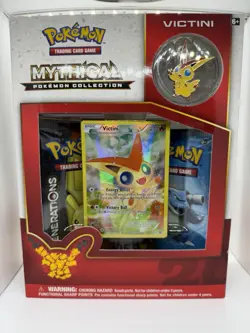 Pokemon 2016 XY Generations Victini Mythical Pin Collection Box Sealed - Image 1