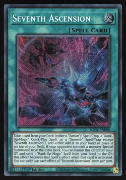 Seventh Ascension - RA04-EN098 - Secret Rare - 1st Edition Yugioh - Image 1