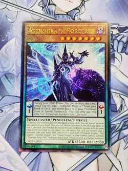 Yugioh Asian English - Astrograph Sorcerer - Ultimate Rare - CR02-AE001 - NM - Image 2
