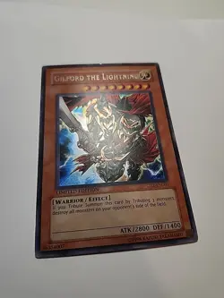 Yugioh Gilford the Lightning CT2-EN001 Secret Rare MP - Image 2