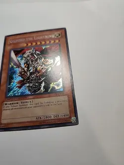 Yugioh Gilford the Lightning CT2-EN001 Secret Rare MP - Image 3