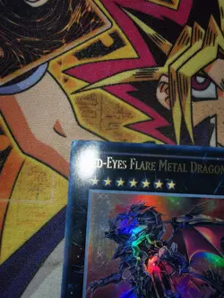 Red-Eyes Flare Metal Dragon lds1-en015 1st Edition (MP/HP) Ultra Rare Yu-Gi-Oh! - Image 3