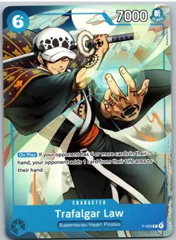 Trafalgar Law P-009 One Piece Promotion Cards One Piece NM - Image 1