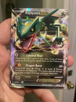 Rayquaza EX - BW47 - Pokemon TCG Promo Black & White Ultra Rare Card LP - Image 1