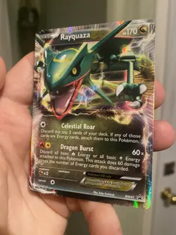 Rayquaza EX - BW47 - Pokemon TCG Promo Black & White Ultra Rare Card LP - Image 4