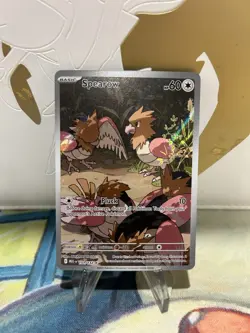 Spearow 151/132 Mega Evolution Illustration Rare Pokemon Card NM - Image 1