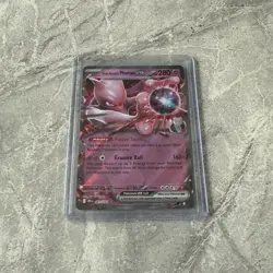 Pokemon Card Team Rocket’s Mewto Ex 081/182 Destined Rivals Double Rare NM - Image 2