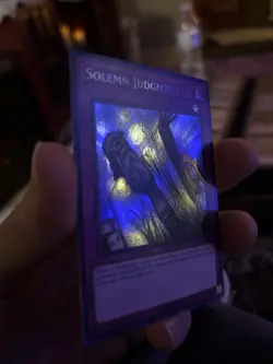 Yu-Gi-Oh! Solemn Judgment 1st Edition Secret Rare Card RA02-EN075 - Image 3