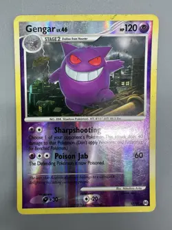 Gengar - 17/99 - Rare Reverse Holo - Arceus - Pokemon Card - MP - Image 1