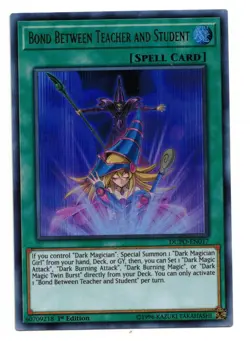 Yu-Gi-Oh Card: Bond Between Teacher and Student DUPO-EN017 Ultra Rare 1st Ed! NM - Image 1
