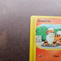 Growlithe 62/144 Pokemon Skyridge Regular Card - LP - Image 2