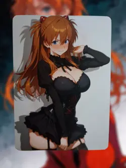 Asuka Langley Soryu Neon Genesis Evangelion Anime Waifu Sexy Doujin Hentai Card - Image 1