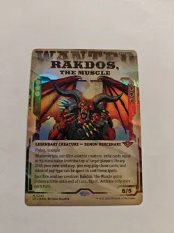 1x Foil Rakdos, the Muscle (Showcase) - Outlaws of Thunder Junction - Image 1