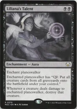 Liliana's Talent R Commander: March of the Machine 76 - LP MTG - Image 1