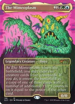 Magic The Gathering MTG THE MIMEOPLASM Secret Lair NM Near Mint - Image 1