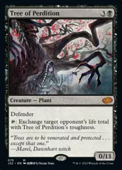 MTG Tree of Perdition, Light Play, English Jumpstart 2022 - Image 1