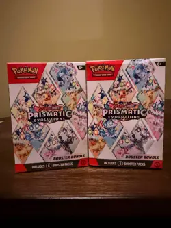 Pokemon Prismatic Evolutions Booster Bundle Lot of 2 - Image 1
