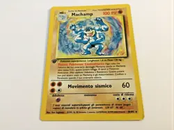 1999 Pokemon Base Set #8/102 Holographic Machamp 1st Edition Holo - Image 5