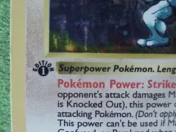 Machamp 1st Edition Holo Shadowless Excellent Pokemon Base Set 8/102 Rare Star - Image 2