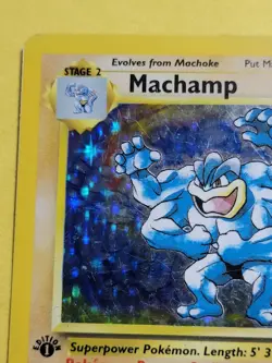 Machamp Base Set 8/102 Holo 1st Edition Holo Rare Pokemon TCG - Image 2