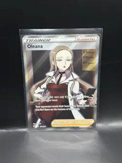 Oleana (Full Art) 191/192 Ultra Rare Holo NM Pokemon SWSH02: Rebel Clash - Image 1