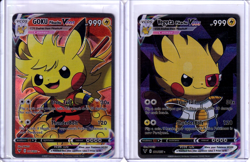 Pokemon Doujin ACG: Pikachu Cute Cosplay Goku & Vegeta NM - Image 1