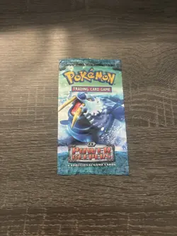 Pokemon EX Power Keepers Empty Booster Pack Wrapper Walrein Art - Image 1