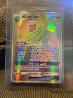 Banette GX - 174/168 Celestial Storm SECRET RARE RAINBOW Pokemon - NM - Image 1
