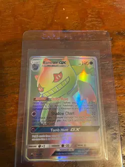 Banette GX - 174/168 Celestial Storm SECRET RARE RAINBOW Pokemon - NM - Image 2