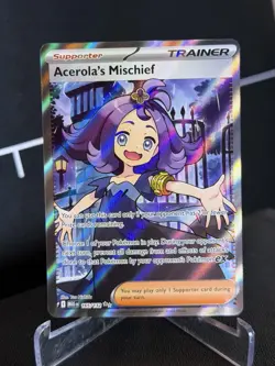 Acerola's Mischief 165/132 Me01: Mega Evolution Holo Pokemon Full Art Trainer - Image 1