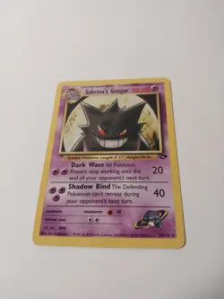 Pokemon Sabrina's Gengar 29/132 Gym Challenge TCG Rare 2000 WOTC NM - Image 1