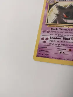 Pokemon Sabrina's Gengar 29/132 Gym Challenge TCG Rare 2000 WOTC NM - Image 3