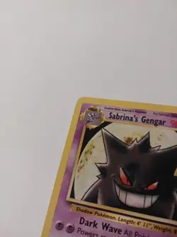 Pokemon Sabrina's Gengar 29/132 Gym Challenge TCG Rare 2000 WOTC NM - Image 4