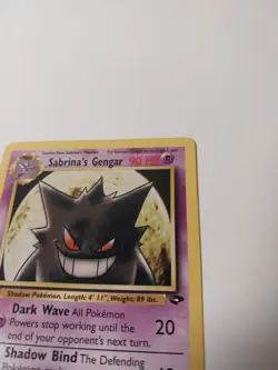 Pokemon Sabrina's Gengar 29/132 Gym Challenge TCG Rare 2000 WOTC NM - Image 5