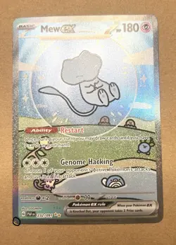 Pokemon TCG Mew EX 232/091 Sv: Paldean Fates Bubble Mew NM - Image 1
