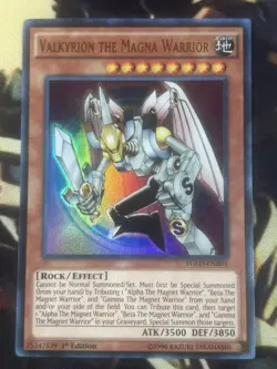 Yugioh: Valkyrion The Magna Warrior - YGLD-ENB01 - Ultra Rare - 1st Ed - LP - Image 1